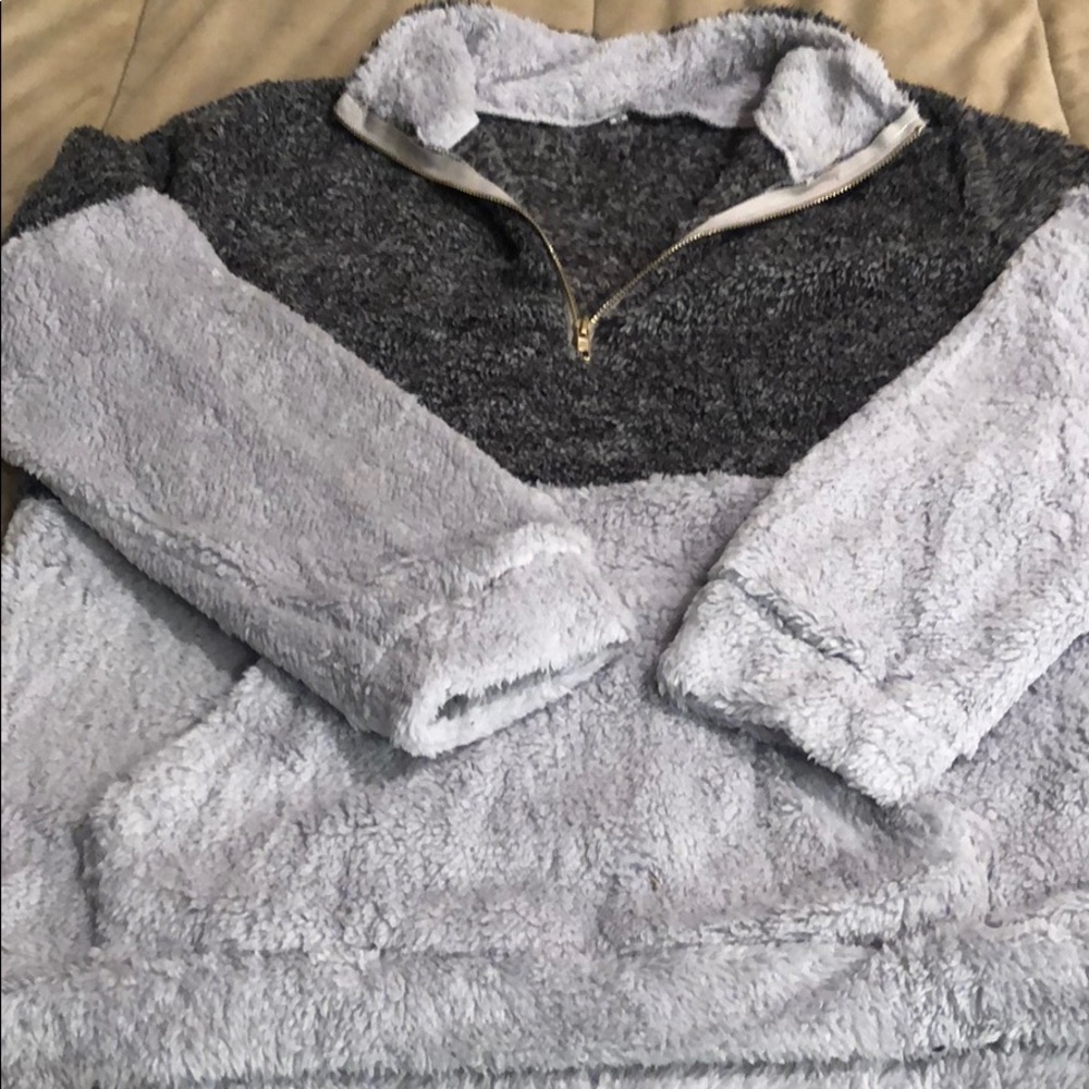 Sherpa Quarter zip! NWOT - Picture 5 of 7